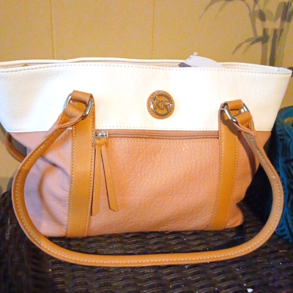 Kim Rodger Pepple Tote Faux Leather